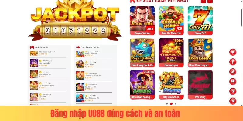 Đăng nhập UU88 đúng cách và an toàn